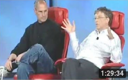 Steve Jobs and Bill Gates Together at D5 Conference 2007