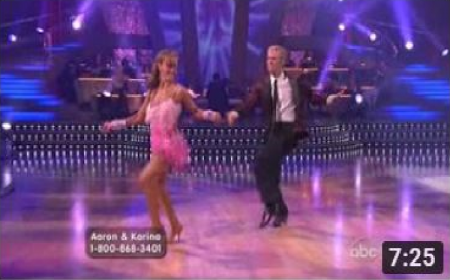 Aaron Carter & Karina In Dancing With The Stars