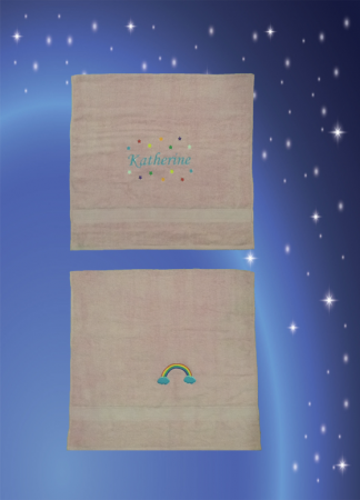 Katherine * Bath Towel * Rainbow Star Light