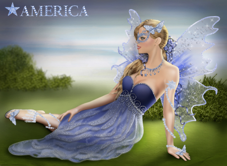 American Blue Star Light Fairy Kate America